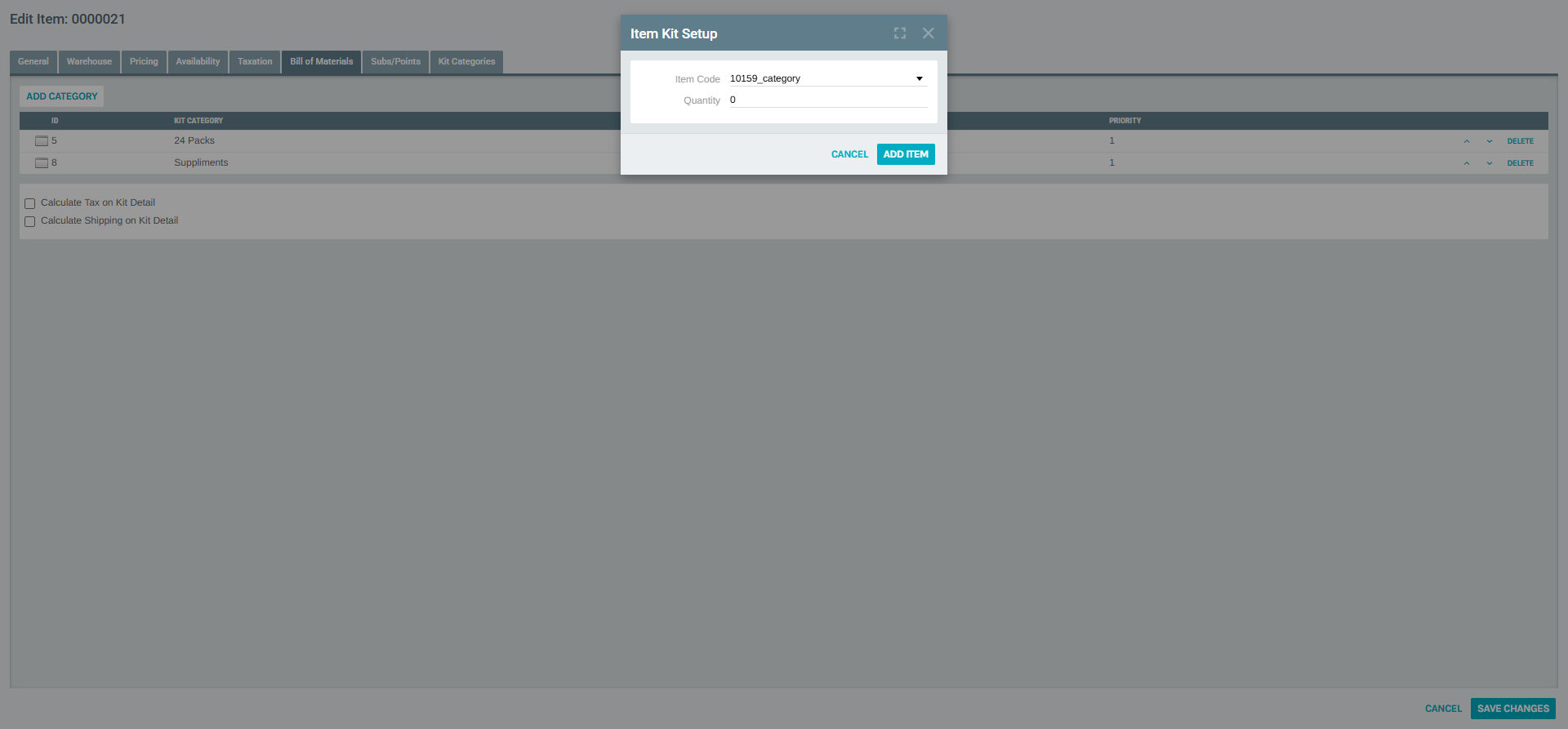 Add Category Dialog