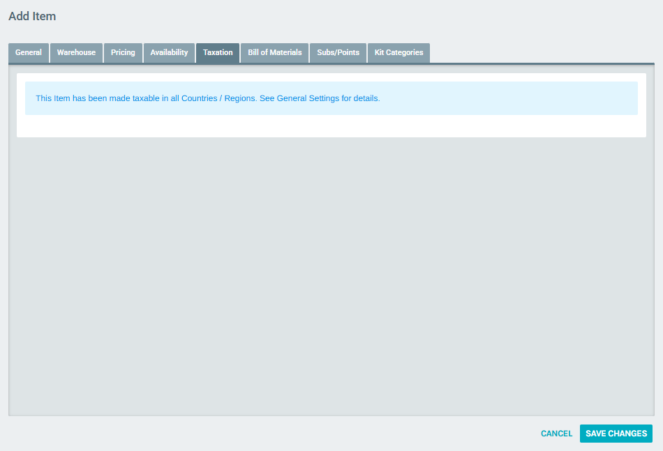 Taxation Tab
