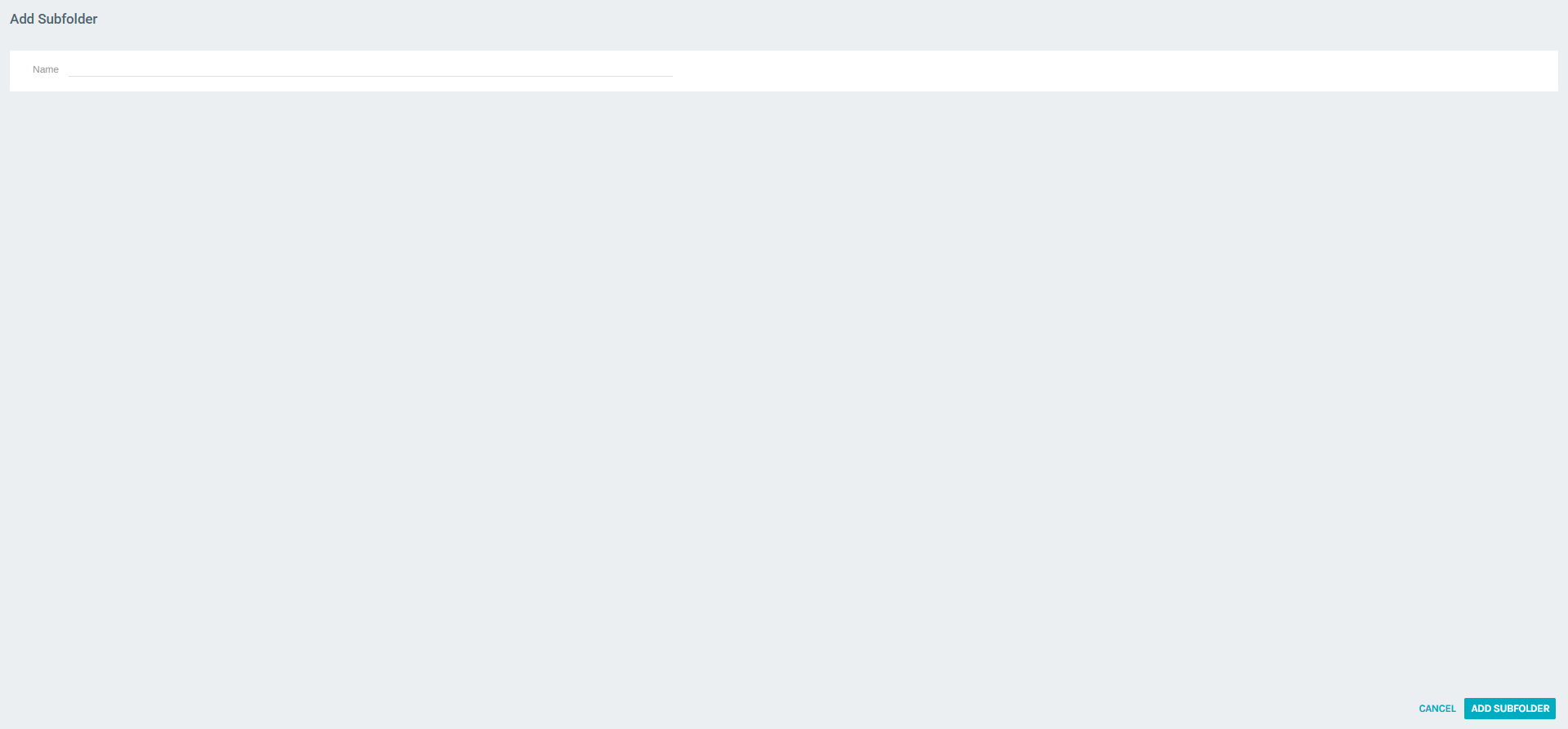 Add Folder Form