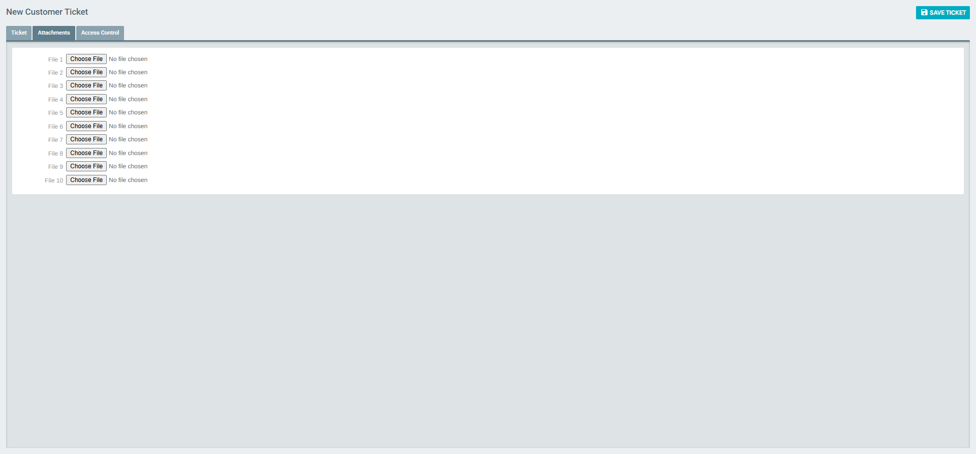 Attachments Tab